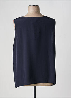 Top stretch sans manche bleu FRANCOISE DE FRANCE femme