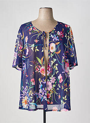 Veste casual bleu JEAN DELFIN femme