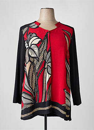 Veste casual rouge JEAN DELFIN femme