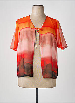 Veste chic orange JEAN DELFIN femme