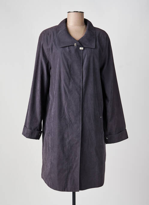 Trench poches sans capuche gris SEMPRE PIU BY CHALOU femme
