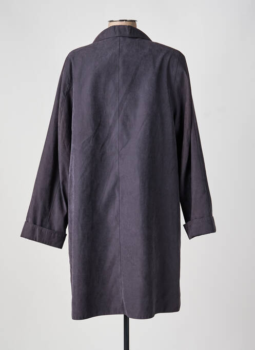 Trench poches sans capuche gris SEMPRE PIU BY CHALOU femme