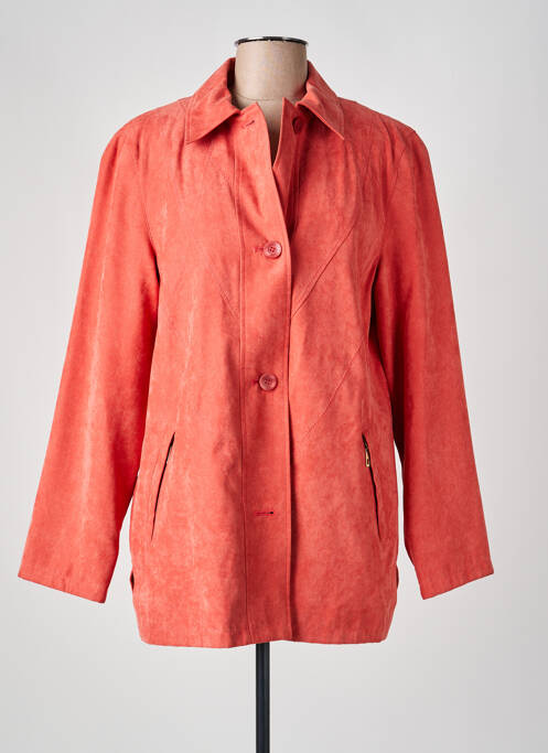 Veste casual epaulette orange FRANK WALDER femme