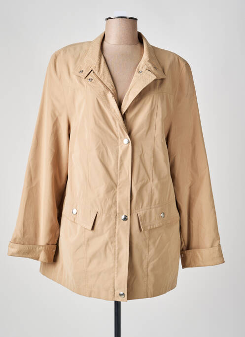Veste casual epaulette beige FRANK WALDER femme