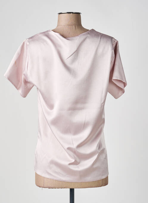 Top stretch manches courtes rose FRANCOISE DE FRANCE femme