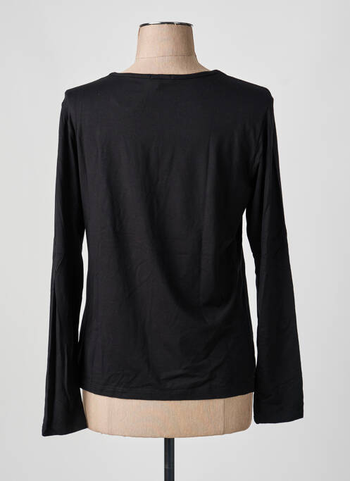 T-shirt manches longues manches longues noir FRANK WALDER femme