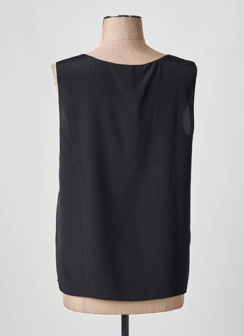 Top stretch sans manche noir FRANCOISE DE FRANCE femme