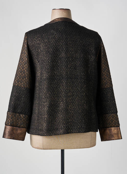 Veste chic col rond noir MERI & ESCA femme