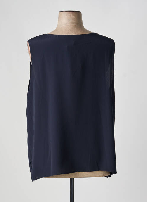 Top stretch sans manche bleu FRANCOISE DE FRANCE femme