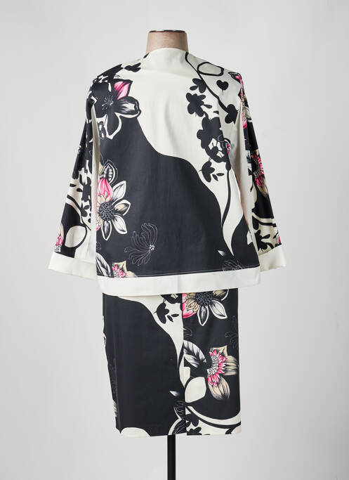 Ensemble jupe fermeture zippée sous rabat avec crochet noir JEAN DELFIN femme