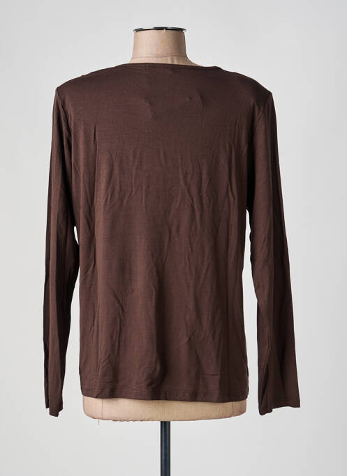 Top marron UNICA PLUS femme