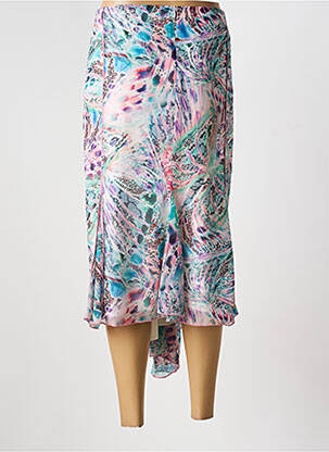 Jupe mi-longue taille normale rose GUY DUBOUIS femme