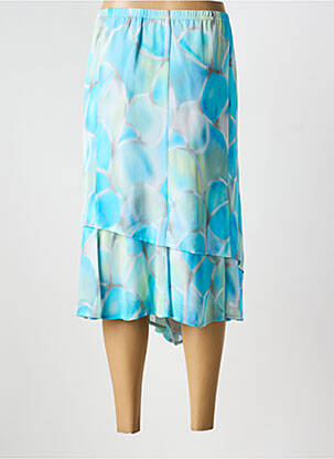 Jupe mi-longue doublure bleu FRANK WALDER femme