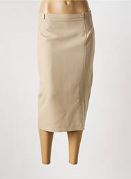 Jupe mi-longue taille à pinces vert FRANK WALDER femme