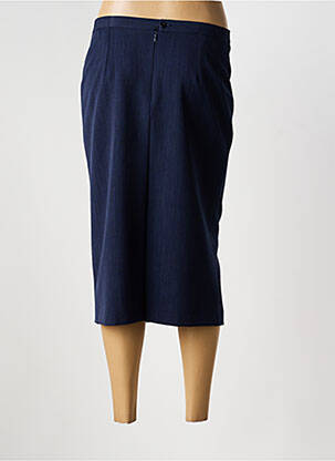 Jupe mi-longue taille à pinces bleu FRANCOISE DE FRANCE femme