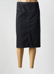 Jupe mi-longue coupe droite gris FRANCOISE DE FRANCE femme