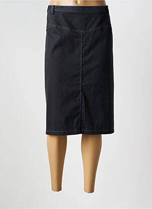Jupe mi-longue stretch gris FRANCOISE DE FRANCE femme