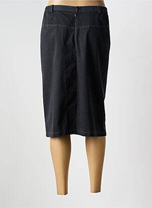 Jupe mi-longue stretch gris FRANCOISE DE FRANCE femme