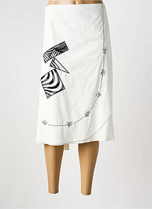 Jupe mi-longue beige JEAN DELFIN femme