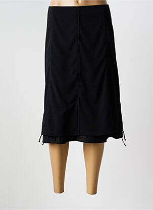 Jupe mi-longue noir FRANK WALDER femme