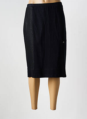 Jupe mi-longue noir GUY DUBOUIS femme