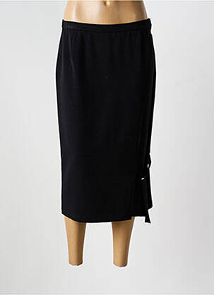 Jupe mi-longue noir JEAN GABRIEL femme