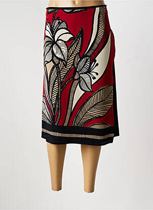 Jupe mi-longue rouge JEAN DELFIN femme