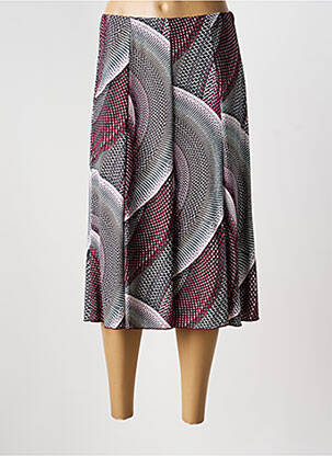 Jupe mi-longue violet UNICA PLUS femme