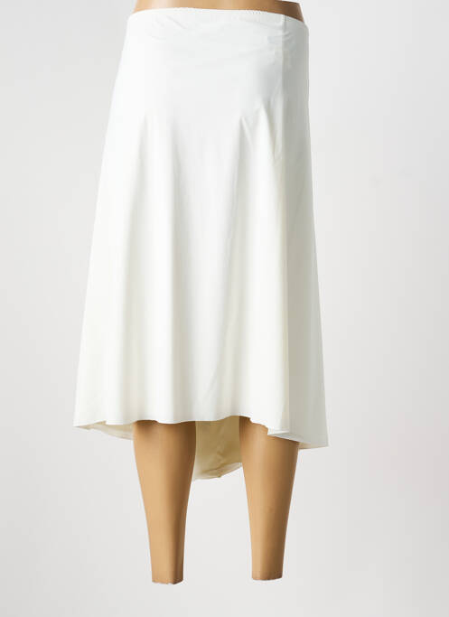 Jupe mi-longue beige JEAN DELFIN femme