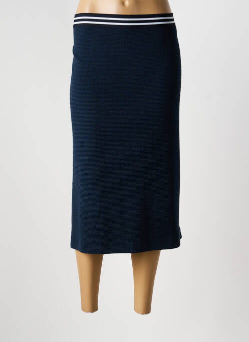 Jupe mi-longue bleu FRANK WALDER femme