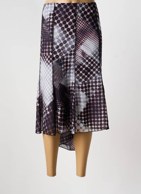 Jupe mi-longue noir GUY DUBOUIS femme