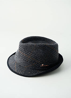 Chapeau gris HERMAN homme