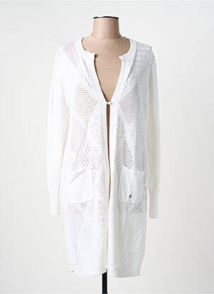 Gilet manches longues stretch blanc HAJO femme