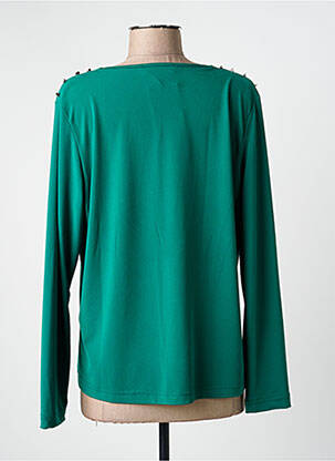Top stretch manches longues vert GRIFFON femme