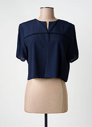 Boléro manches courtes bleu DIANE LAURY femme