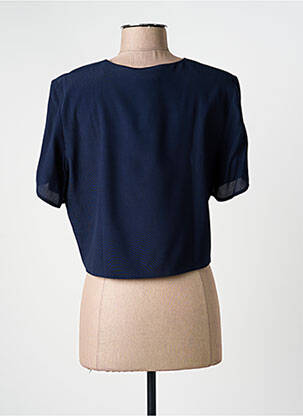 Boléro manches courtes bleu DIANE LAURY femme