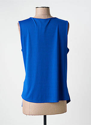 Top stretch sans manche bleu TINTA STYLE femme