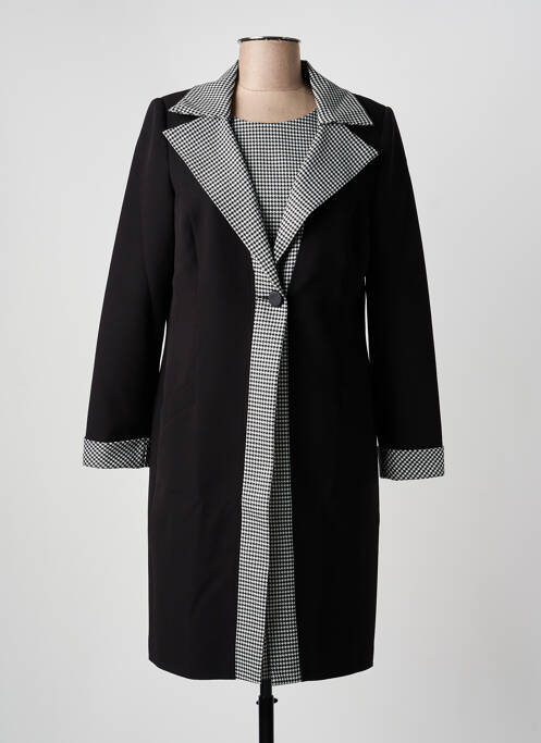 Ensemble robe tissage crêpe noir GREGORY PAT femme