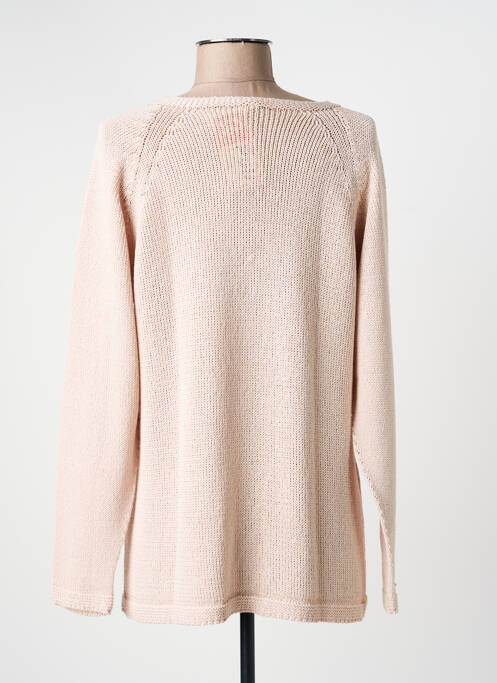 Gilet manches longues stretch rose PULL & MAILLE femme