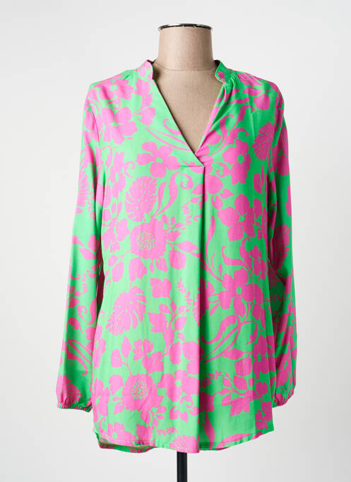 Tunique manches longues vert JOY OF LIFE femme