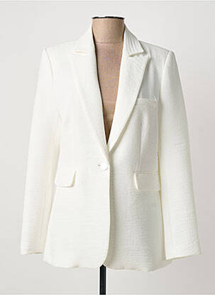 Blazer poches blanc MORGAN femme