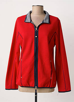 Veste casual poches rouge JOY OF LIFE femme