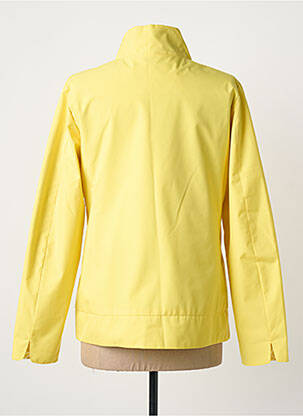 Coupe-vent finition intérieure doublure imprimée sans capuche jaune VIRGINIA BLU' femme