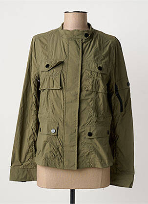 Coupe-vent poches sans capuche vert BEAUMONT femme