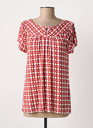 T-shirt manches courtes manches courtes rose AGATHE & LOUISE femme