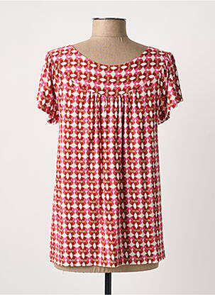T-shirt manches courtes manches courtes rose AGATHE & LOUISE femme
