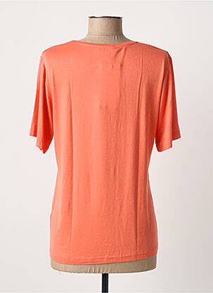 T-shirt stretch manches courtes orange JOY OF LIFE femme