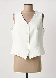 Gilet sans manche poches blanc BARILOCHE femme
