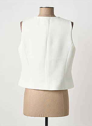 Gilet sans manche poches blanc BARILOCHE femme
