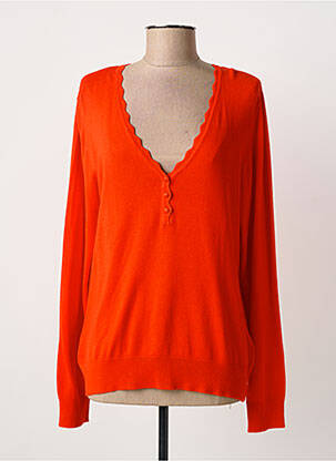 Pull orange ICHI femme